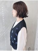 ＊大人ボブパーマゆるふわパーマボブウェーブニュアンスパーマ