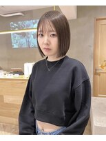 ローレン(LOREN)&nbsp;黒髪/ボブルフ/ネビージュ/小顔/ワンレン/栄/髪質改善/前髪