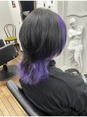 #ウルフカット#ポイントカラー