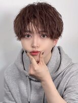 ナチュラル 渋谷(NATURAL)&nbsp;フェザーパーマ／スパイキーショート［メン ズ／渋谷］