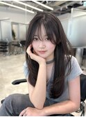 ミディアムレイヤー/大阪/梅田/茶屋町/マンツーマン/韓国/艶髪