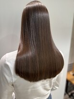 メゾンドムニ 恵比寿(Maison de MUNi)&nbsp;20代30代40代髪質改善カラーアッシュベージュ艶感ストレート