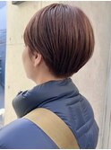 20代30代前髪なしショートハンサムショート丸みショートレイヤー