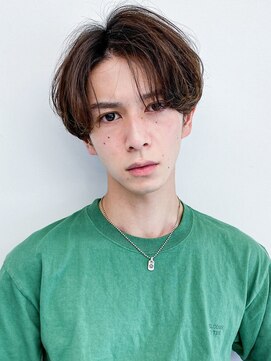 ソアメンズ 渋谷(soar men's) 小顔効果◎センターパート韓国マッシュで垢抜け
