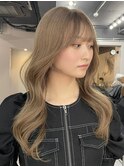 京都ダブルカラーブリーチミルクティーベージュ30代40代