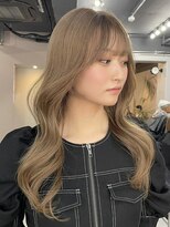 レブ 四条烏丸(Reb,)&nbsp;京都ダブルカラーブリーチミルクティーベージュ30代40代