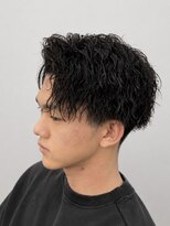スター(STAR)&nbsp;波巻きパーマ×無造作ヘア｜朝ラクヘア