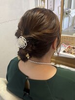 エミュ 中央駅店(eMu)&nbsp;【パーマさんもまとめ髪できます！】シニヨンヘア.*