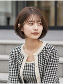 ショートボブ髪型20代30代40代50代前髪あり前髪なし面長丸顔越谷
