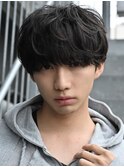 シャドウパーマ ニュアンスパーマ 波巻きパーマ 韓国風マッシュ