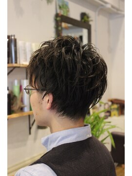 ヘアー ド ブラン(Hair de Brun) 刈り上げ★アシンメトリーツーブロック★