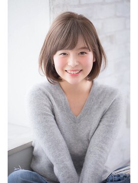 ジョエミバイアンアミ(joemi by Un ami) joemi3Dカラージグザグバングミニマムボブノットヘアー　花野