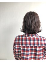 ヘアメイク オブジェ(hair make objet)&nbsp;切りっぱなしボブ ダークバイオレット