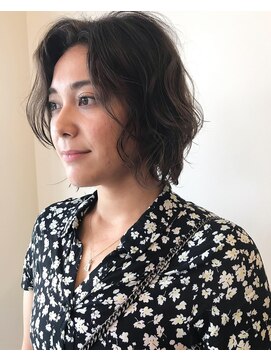 クラップヘアー ランドマーク(CLAPHAIR LANDMARK) 外はねミックスパーマ