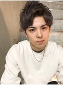 大人クールなアップバングショート