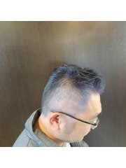 【五番街】メンズカット・ブルージュヘアー