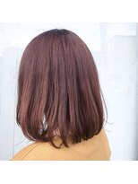 ヘアーサロン フーガ せんげん台店(HAIR SALON fuuga)&nbsp;チェリーレッド×ボブ