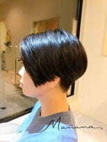 マニャーナ Manana 美容室 ハンサムショート 刈り上げ女子