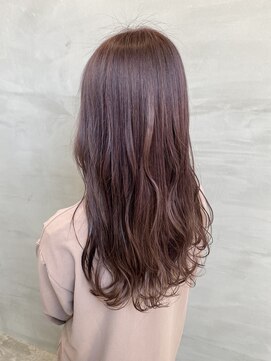 ジーナ 銀座中央通り(Zina) 【Zina】イメチェン毛先パーマ耳かけ×フォギーベージュ