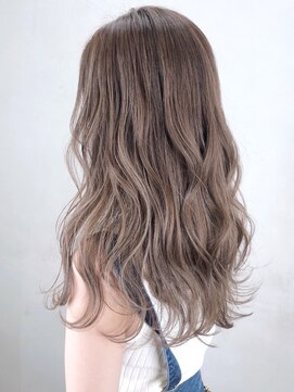 アイティー バイ アルバム 浦和店(IT by ALBUM) ミルクティーロング_ココアブラウンフリンジウェーブ_ba302361