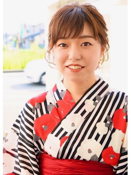 トランクヘアデザイン(TRUNK Hair Design) 【TRUNK Hair Design 西本】浴衣＋ヘアセット