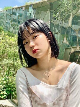 エムスラッシュ ストリートマーケット スマートサロン センター北(M.SLASH) M.SLASHセンター北/黒髪ボブ/ナチュラルストレート/透明感