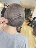 *滝田*似合わせカット シルバーグレージュ ボブ 20代30代40代