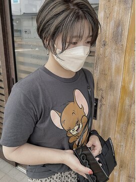 バンビ プライベート サロン(Bambi private salon) 襟足スッキリくびれショート*アッシュグレージュ*Bambi松平愛