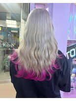 ヘアサロン トミー(Hair salon TOMMY) ホワイト×裾カラー