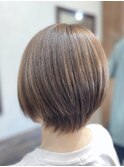 ショートボブ/ハイライト