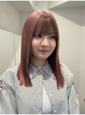 立川/デザインカラー/インナーカラー/ピンクベージュ/ブリーチ