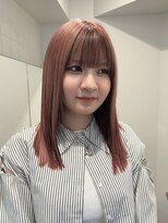 ラフ 立川(Laff)&nbsp;立川/デザインカラー/インナーカラー/ピンクベージュ/ブリーチ