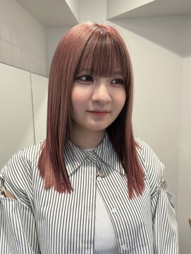 ラフ 立川(Laff) 立川/デザインカラー/インナーカラー/ピンクベージュ/ブリーチ