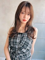 大人可愛いシースルー×レイヤースタイル