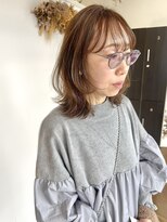 アエル(aeru)&nbsp;レイヤーボブ/フェイスレイヤー/シナモンベージュ/髪質改善