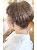 函館/ボブ/ショートボブ/グレージュ/透明感/つや髪/大人可愛い