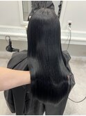 髪質改善ブルーカラー縮毛矯正トリートメントストレートパーマ