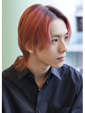 にもう ダークアッシュ ニュアンスパーマ 韓国マッシュ s2