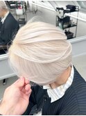 ボブルフ/ネビージュ/小顔/ワンレン/スモーキーアッシュ[渋谷駅]