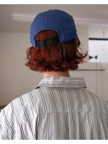 ウィットサークル(wit circle)&nbsp;men's bob × orange color