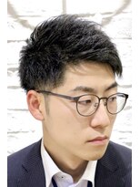 ヨシザワインク プレミアム 築地店(YOSHIZAWA Inc. PREMIUM)&nbsp;定番！ツーブロックアップバングショート爽やかヘア