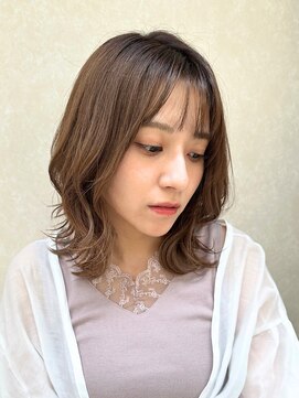 ニューヨークニューヨーク 阪急西宮北口店(NYNY) 大人可愛い20代30代40代小顔ウルフレイヤーボブ丸みショートボブ