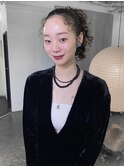 ヘアセット/ポニーテール/結婚式ヘア