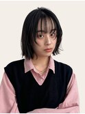 [金沢/ボブ/韓国/レイヤーカット/ブリーチなしダブルカラー]