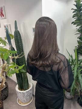 ノート(note) ☆透明感スモーキグレージュ髪質改善レイヤーカットブリーチなし