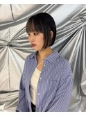 ミニボブ&フェイスフレーミングカラー