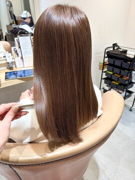 トリート 市川店(TREAT) 髪質改善カラー×ベージュ