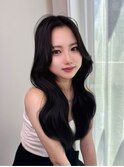 博多/天神/センター分け/流れ前髪/韓国ヘア