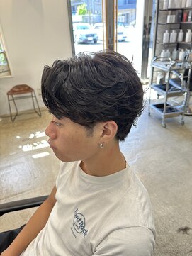 リット(lit.) サーフカール/スパイキーショート/ブルーブラック/守谷