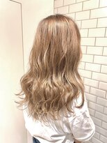 アース 東戸塚店(HAIR & MAKE EARTH) 20代30代秋冬カラーブリーチカラー透明感ミルクティーグレージュ
